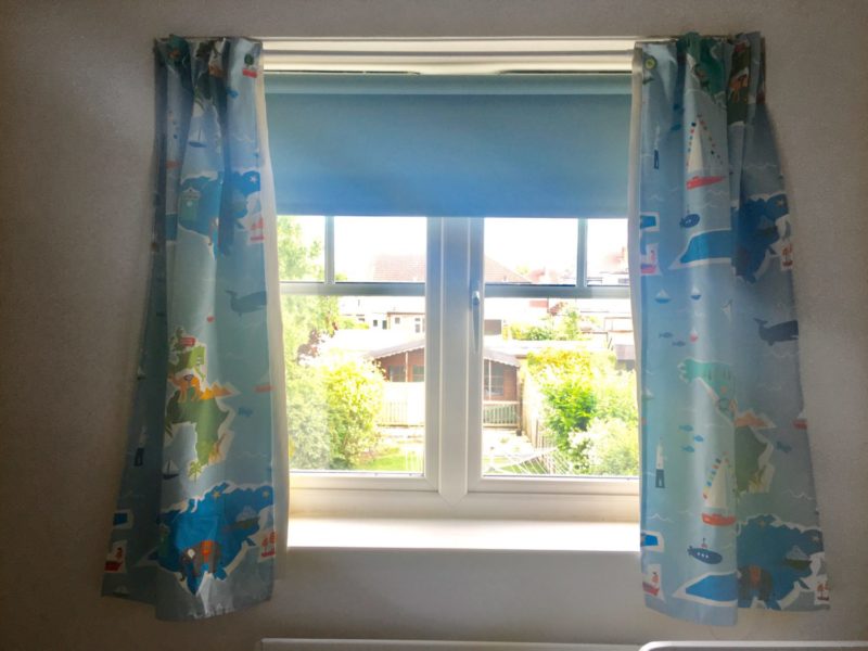 DIY Blackout Curtains with Tension Rod