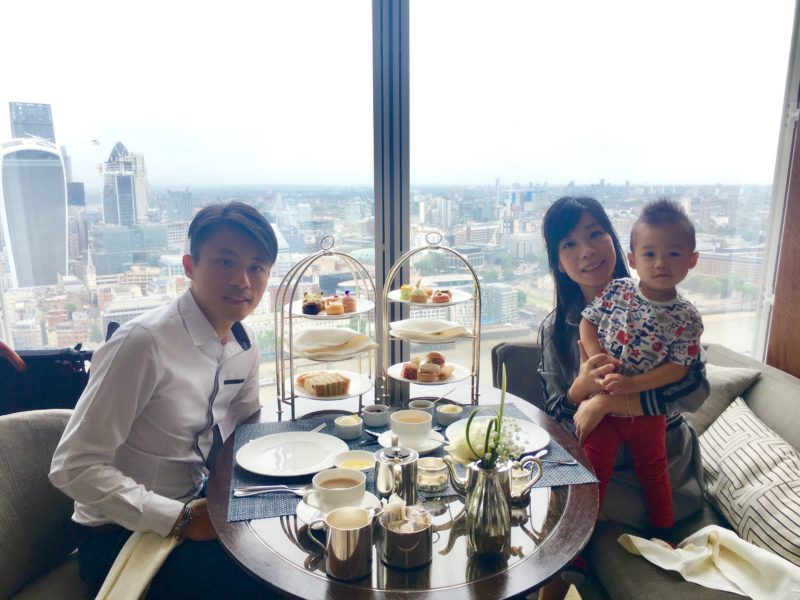 Tradition and Asian Inspired Afternoon Tea overlooking London's Skyline