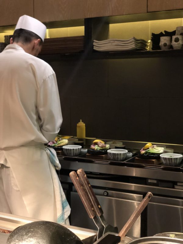 Engawa London: chef's in full view