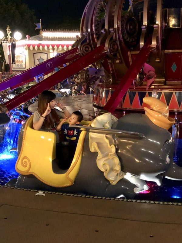 Dumbo the Flying Elephant at Hong Kong Disneyland