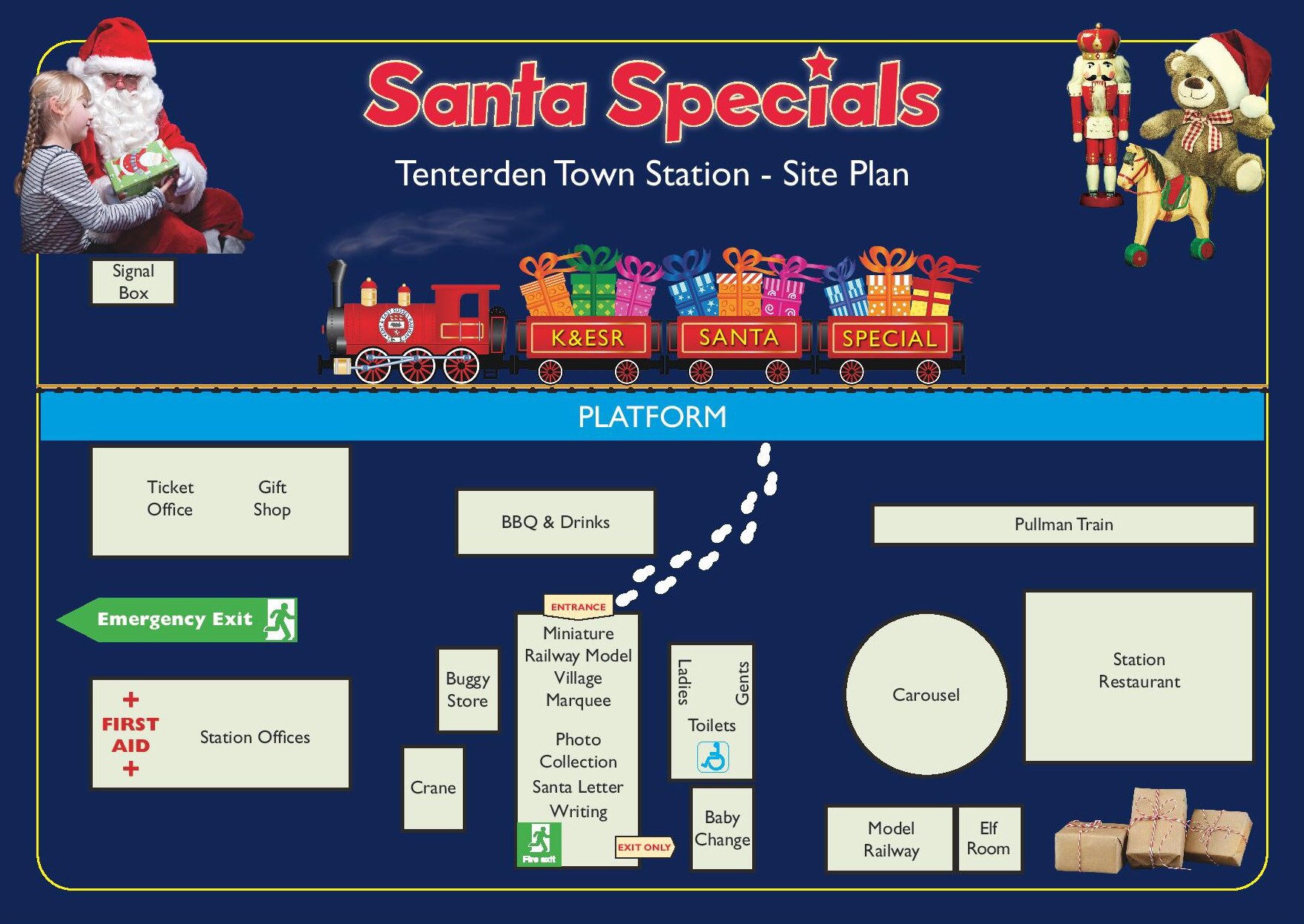 Santa Special at Kent and East Sussex Railway KESR
