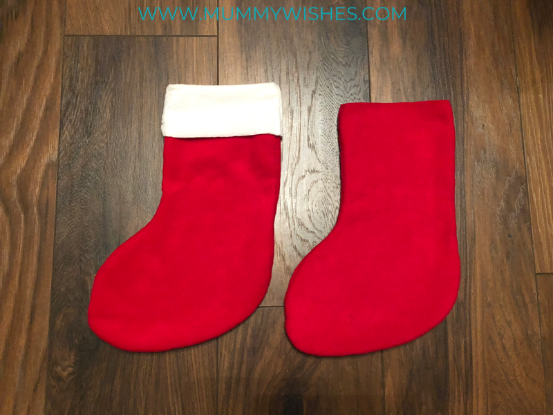 Quick and simple DIY Christmas Stocking